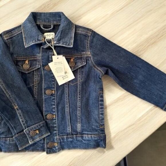 Jack by Janie and Jack NWT Denim jean jacket Stylish durable Size 3 to 4 55.00 - Picture 2 of 4